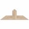 Ekena Millwork Portland Smooth Timber Gable Bracket, Douglas Fir, 36"W x 13"H x 3 1/2"D x 5 1/2"F, 9/12 Pitch GBW036X13X0406POR00SDF - alternate 1